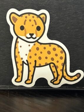 Cheetah Sticker